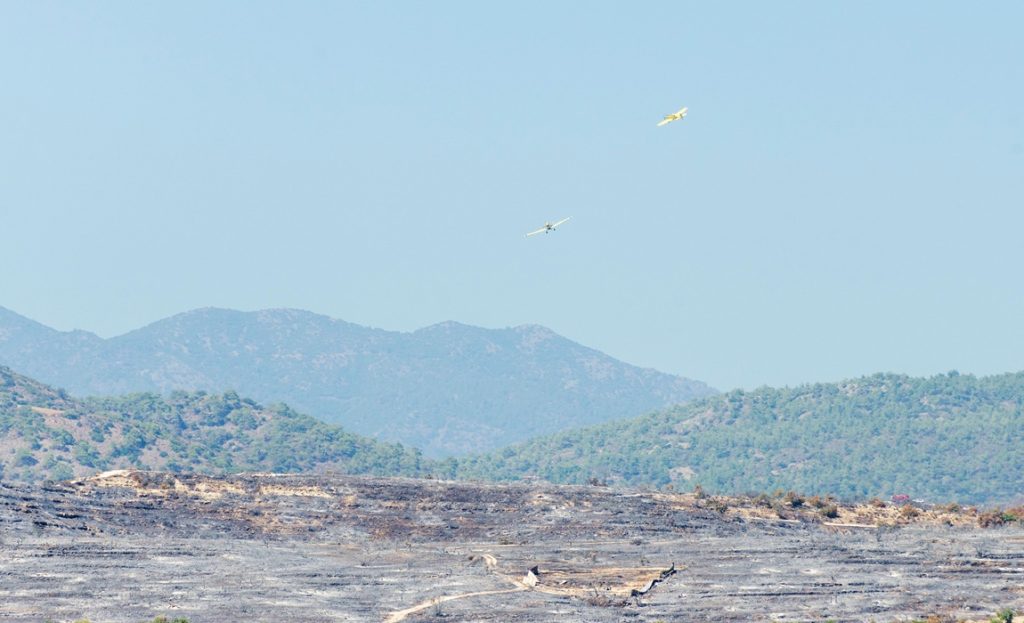 Υπό έλεγχο η πυρκαγιά στην ημιορεινή Λεμεσό – Σε επιφυλακή οι δυνάμεις