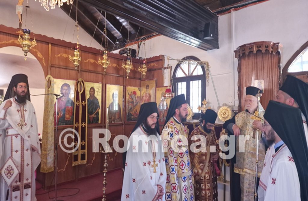 Χοροστάτησε στην Ι.Μ. Οσίου Αββακούμ ο Μητροπολίτης Κορωνείας