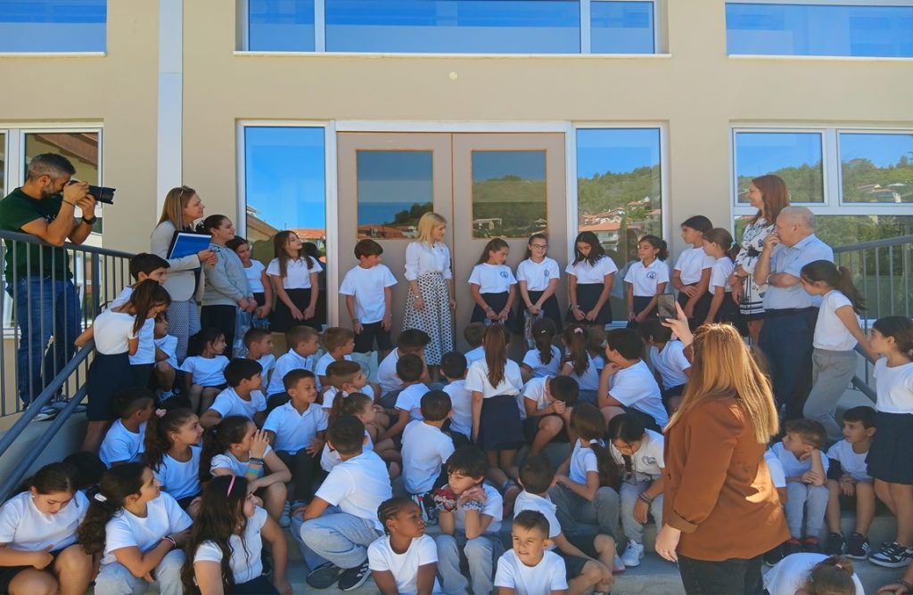 Στο Περιφερειακό Δημοτικό Σχολείο Κυπερούντας η Αννίτα Δημητρίου