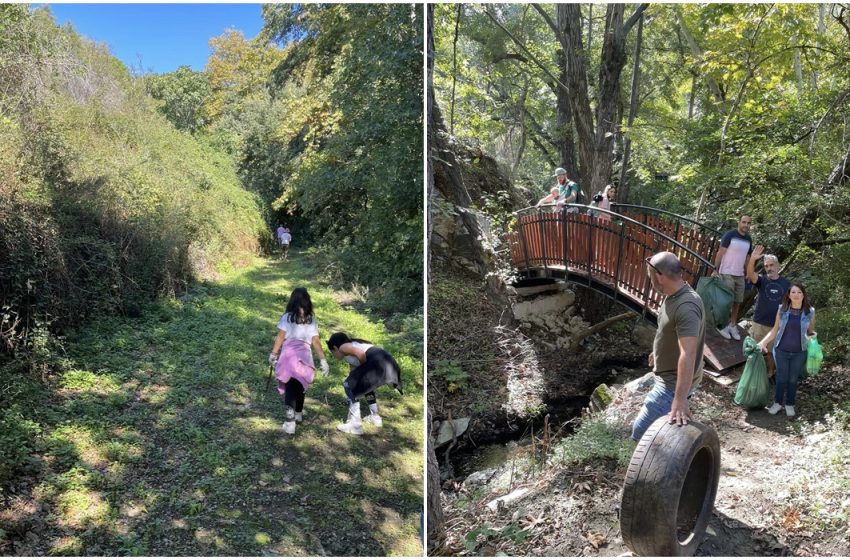  Μικροί και μεγάλοι συμμετείχαν στον καθαρισμό του Μονοπατιού της Φύσης στον Αγ. Παύλο (ΦΩΤΟΣ)