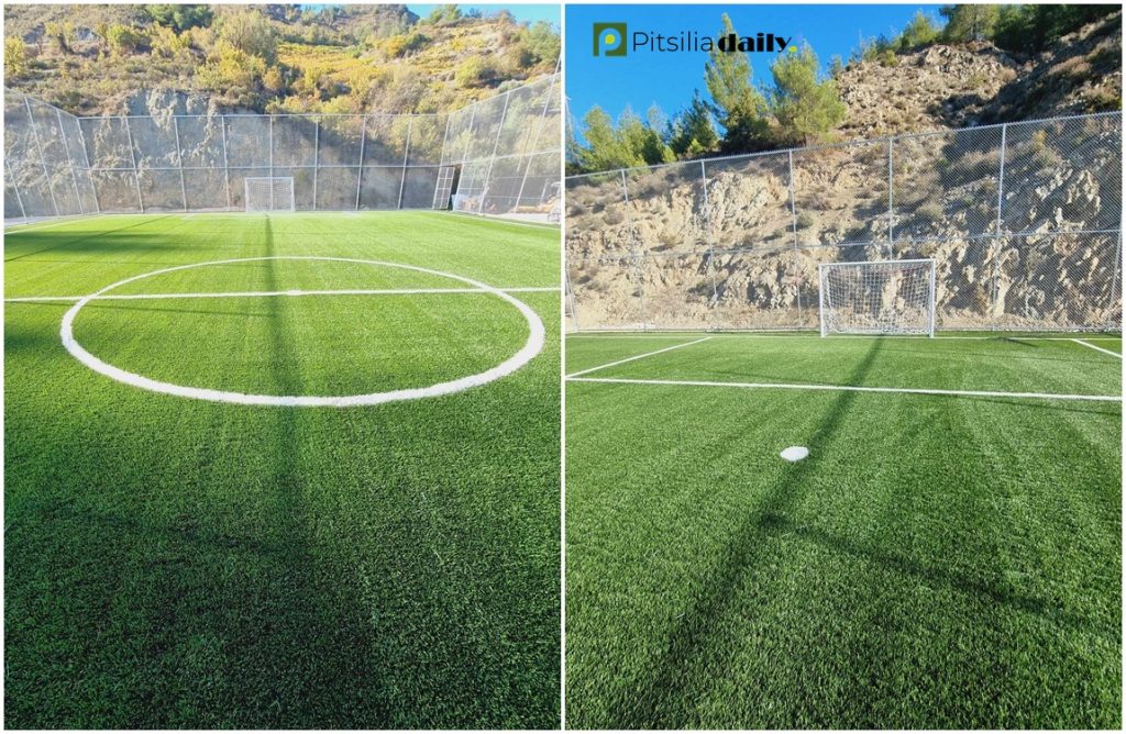 Ολοκληρώθηκαν οι εργασίες κατασκευής γηπέδου mini football στον Ασκά (ΦΩΤΟΣ)
