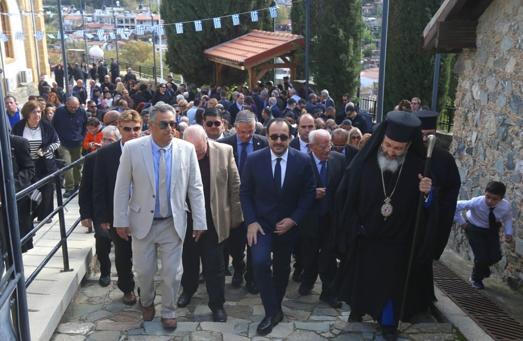 ΠτΔ από Παλαιχώρι: «Εντείνουμε τις προσπάθειες για επανέναρξη του διαλόγου» (ΦΩΤΟΣ)