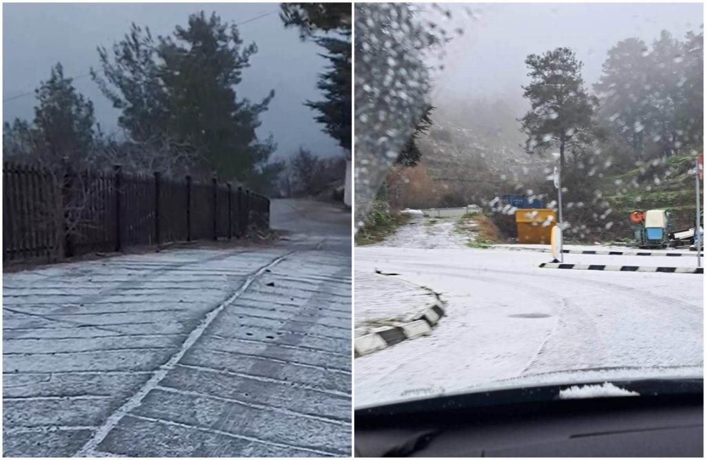 Χιόνια και χαμηλές θερμοκρασίες σε χωριά της Πιτσιλιάς (ΒΙΝΤΕΟ & ΦΩΤΟΣ)