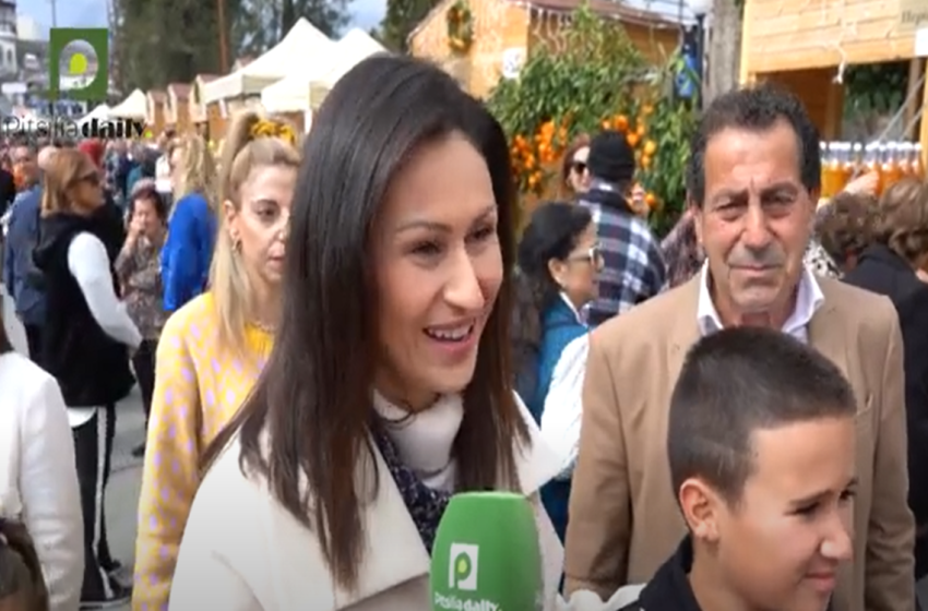  PitsiliaDaily: Η Υπουργός Γεωργίας Μαρία Παναγιώτου στην 1η Γιορτή Μανταρινιού στον Αρακαπά