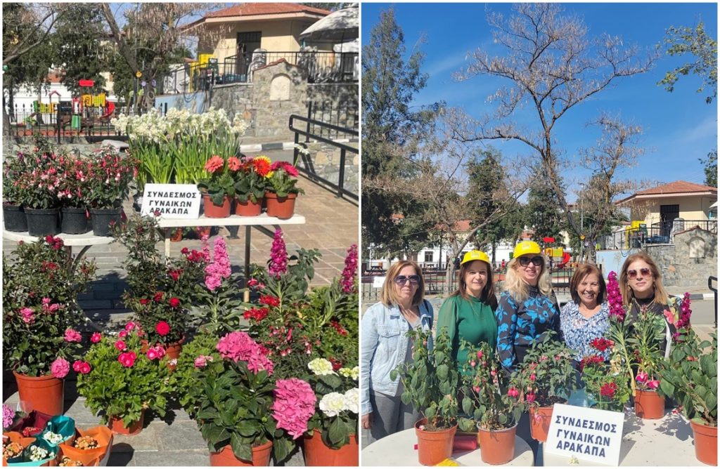 Πραγματοποιήθηκε η αγορά λουλουδιών από τον Σύνδεσμο Γυναικών Αρακαπά