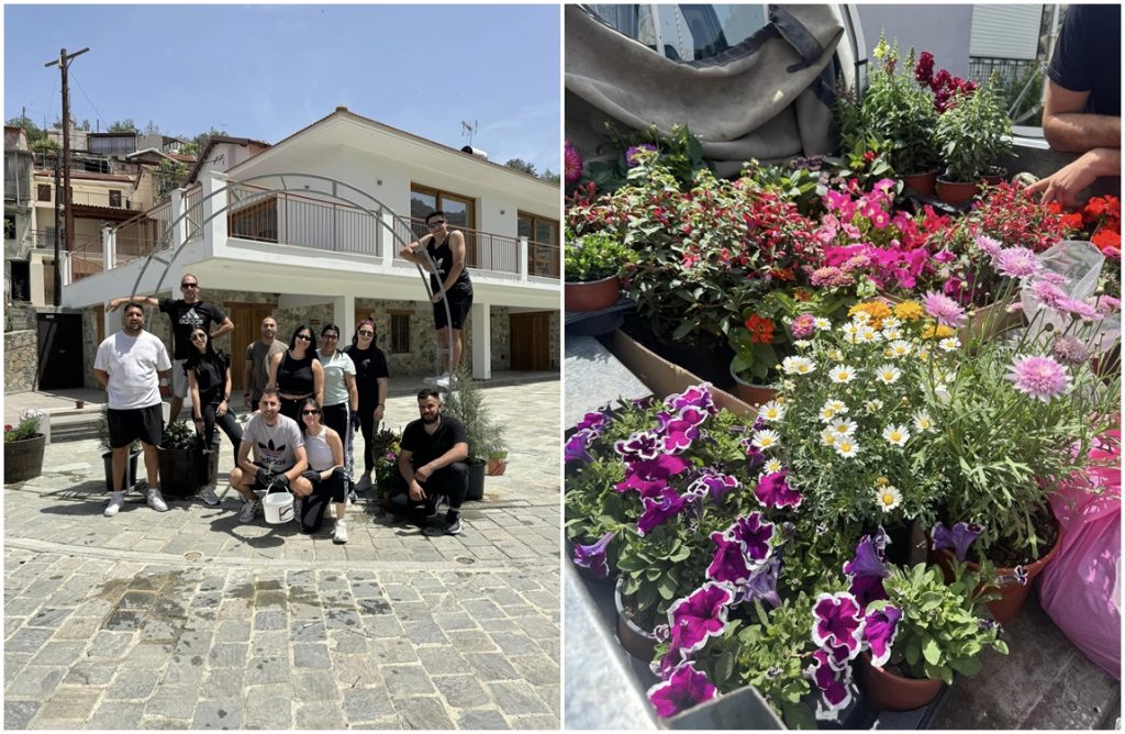 H Κοινότητα Αγίου Ιωάννη Πιτσιλιάς φύτεψε λουλούδια δημιουργώντας μια όμορφη ατμόσφαιρα στο χωριό