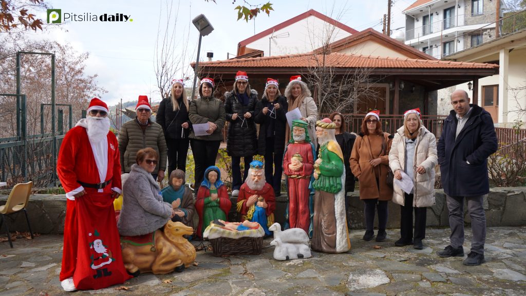 Έψαλλαν τα κάλαντα από πόρτα σε πόρτα στ’ Αγρίδια και επισκέφθηκαν τη Στέγη Ηλικιωμένων στον Αγρό!