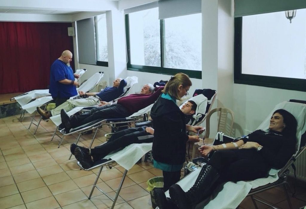 Χάρισαν αίμα εις μνήμη όσων απεβίωσαν τα δύο τελευταία χρόνια στον Άγιο Ιωάννη Πιτσιλιάς