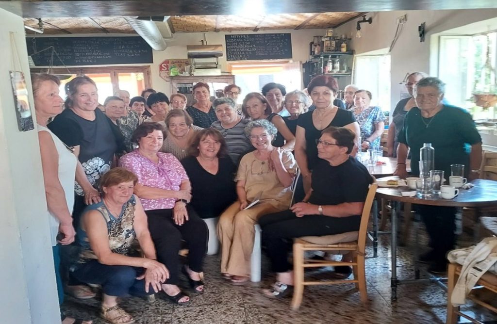 Στην Κυπερούντα η φιλόλογος και ηθοποιός Δέσποινα Γκάτζιου