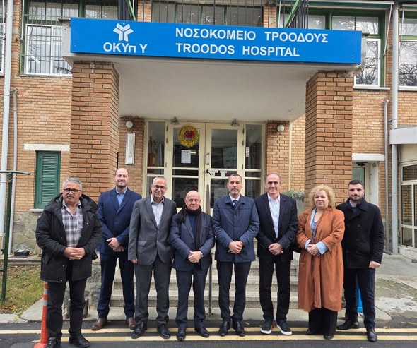  Επίσκεψη του Υπουργού Υγείας στο Νοσοκομείο Τροόδους και στο Κέντρο Υγείας στον Αγρό