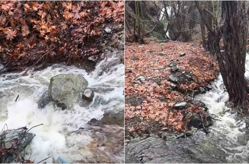  ΒΙΝΤΕΟ: Εντυπωσιακά πλάνα από τον καταρράκτη στον Άγιο Παύλο Πιτσιλιάς