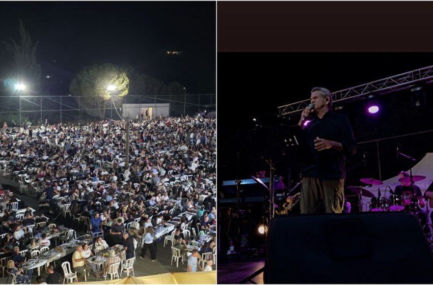  Πλήθος κόσμου στη βραδιά με τον Γιώργο Μαργαρίτη στον Άγιο Ιωάννη Πιτσιλιάς  – Τεράστια επιτυχία